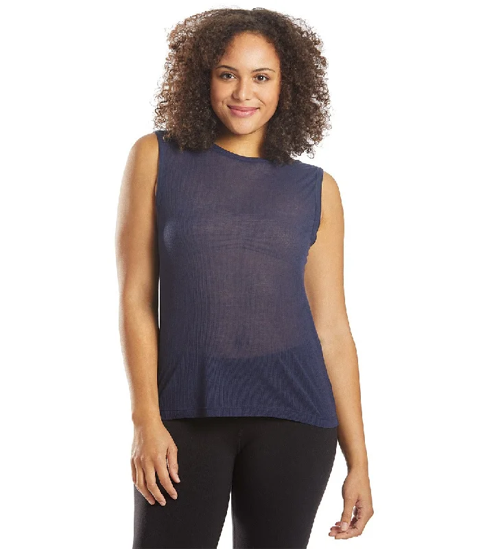 Stay Ahead In Style Free People Om Yoga Tank Navy