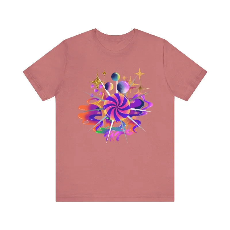 Imeless Style Swirl Lollypop Design T-Shirt