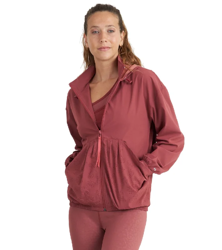 Women's Clothing Sale Online Thrive Societe Perforated Windbreaker