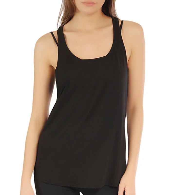 Luxury Fashion Tonic Women's Shaka Yoga Tank Black