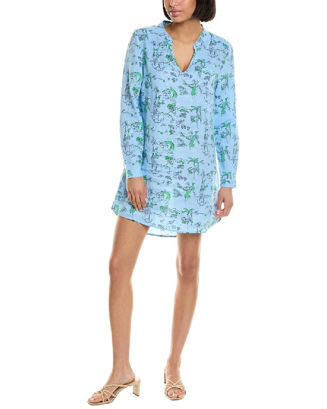 Stay Ahead In Style HIHO Bananakeet Linen Tunic Dress