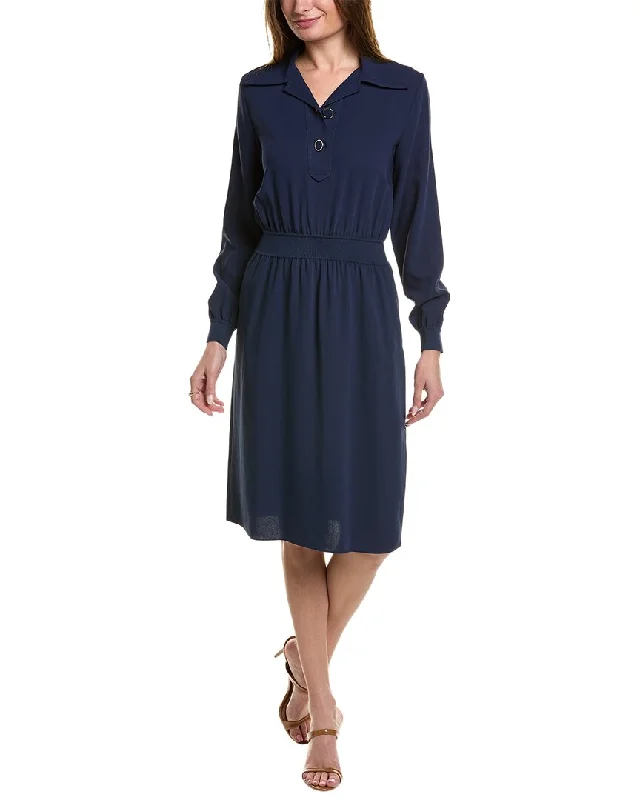 Style Beyond Borders Lafayette 148 New York Gathered Waist Dress