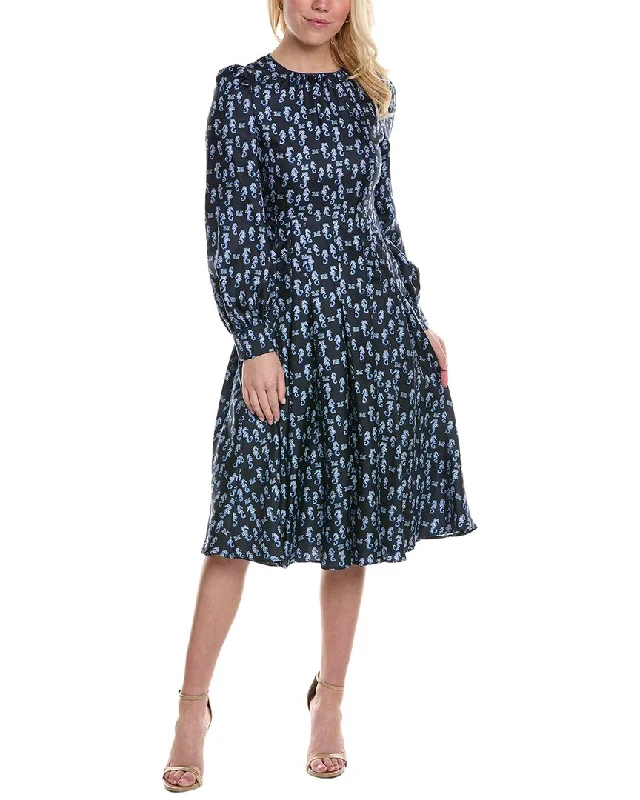 Gorgeous Glamour Collection Max Mara Pareo Silk Midi Dress