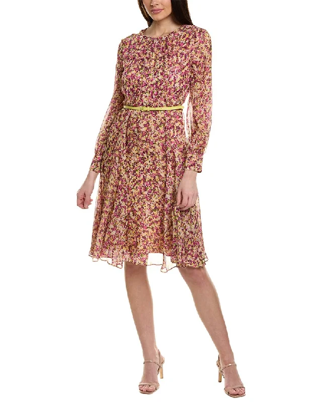 Latest Fashion Max Mara Studio Verusca Silk A-Line Dress