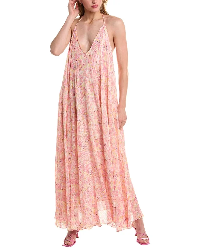 Women's Street Style Casual Wear Rococo Sand Maxi Dress