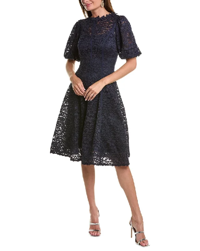 Snag Fabulous Fashion Bargains Teri Jon by Rickie Freeman Lace A-Line Dress