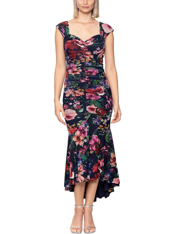 Sale Clothes Online Womens Floral Print Polyester Maxi Dress