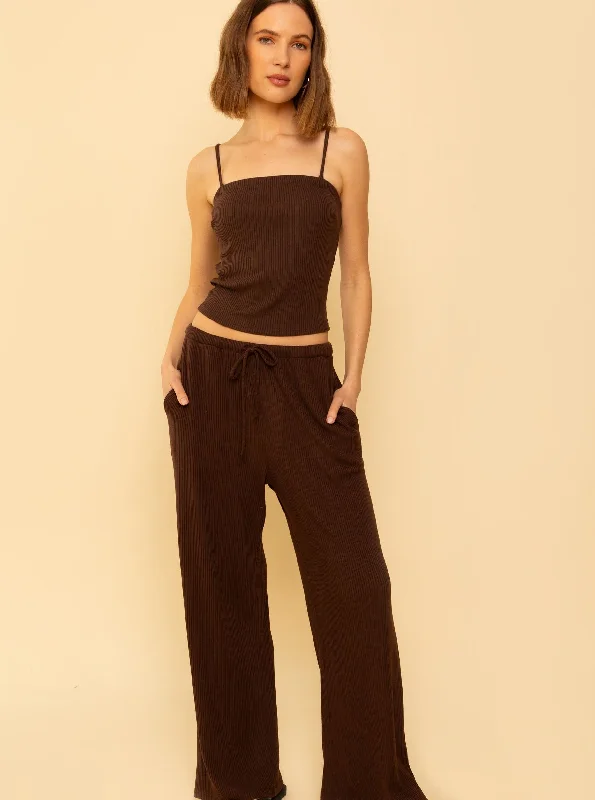 Odd Size Clearance Sale Paloma Pant - Chocolate Rib