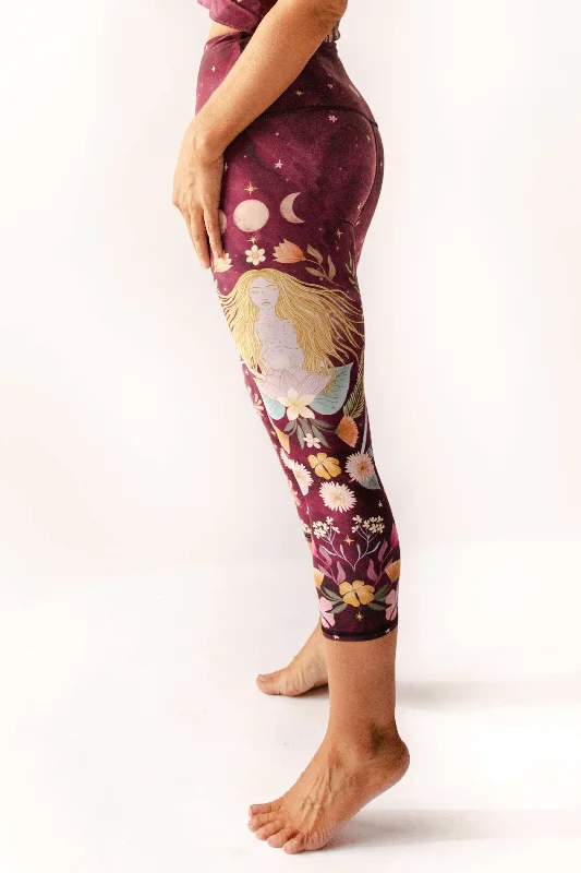 Chic & Cozy Apparel The Creator Printed Yoga Crops