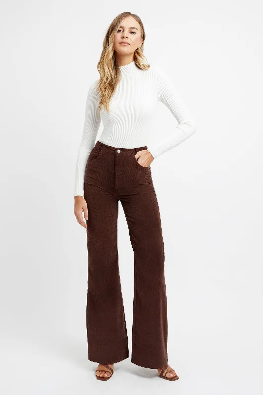 Elegant Attire For The Modern Lady Wide Leg Cord Pant